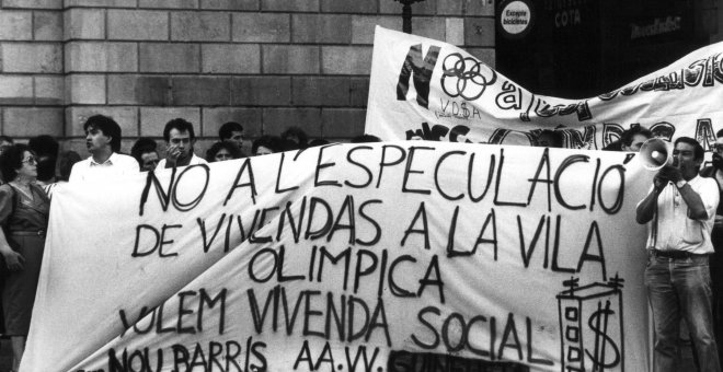 La oposición silenciada contra la especulación, la privatización y la venta de la Barcelona olímpica