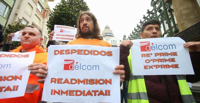 Los huelguistas de Delcom se reincorporan a los puestos de trabajo