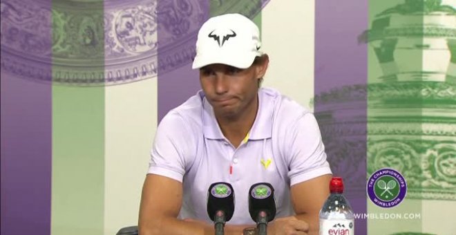 Nadal: "No tiene sentido seguir, la lesión empeoraría"