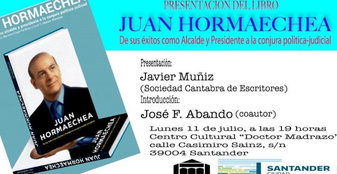 El Centro Doctor Madrazo acogerá la presentación de un libro sobre Juan Hormaechea