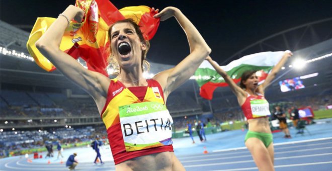 Ruth Beitia recibe este lunes la medalla de bronce de los Juegos de Londres 2012