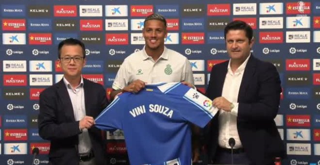 Vinicius Souza se suma al Espanyol: "Vengo a trabajar y a dar lo máximo siempre"