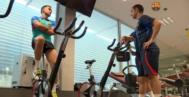 Doce jugadores pasan la revisión médica y se incorporan a la pretemporada del Barça