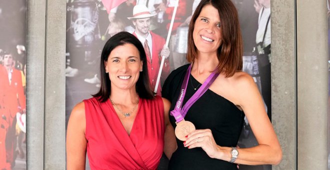 Ruth Beitia recoge la medalla de los Juegos Olímpicos de Londres 2012 diez años después