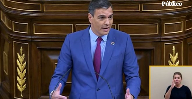 Pedro Sánchez, a Míriam Nogueras (Junts): "Ojalá salgan de posiciones extremistas para poder resolver este conflicto"