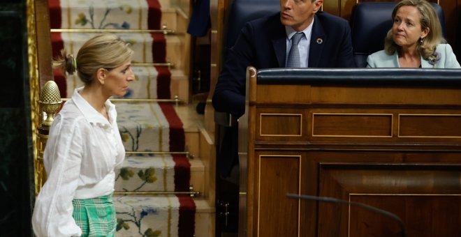 Yolanda Díaz centra el primer acto sectorial de Sumar en la crisis climática