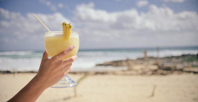 Pato confinado - Receta de piña colada sin alcohol o 'nada colada'