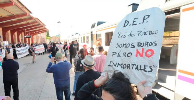 Cuenca dice adiós al tren convencional después de 139 años mientras se anuncia la judicialización del cierre de la línea