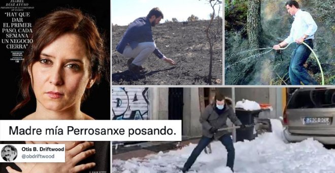 "Madre mía, Pedro Sánchez posando...": los tuiteros recuperan los 'posados' de la derecha tras el último bulo