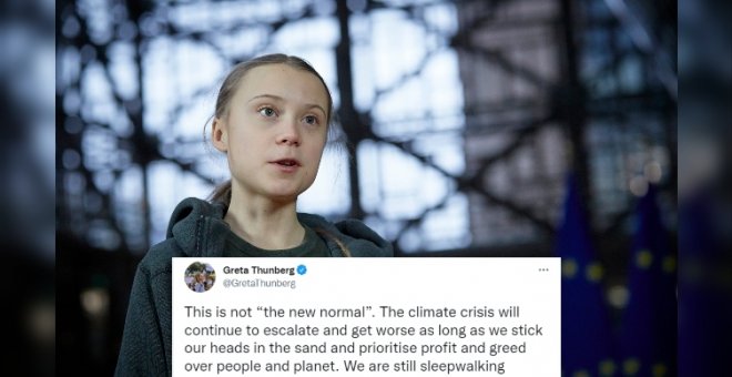 "Esto no es 'la nueva normalidad'": la reflexión de Greta Thunberg sobre la última ola de calor