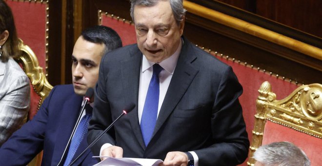 La pérdida de la mayoría parlamentaria de Draghi acerca a Italia a unas elecciones anticipadas