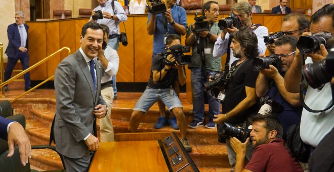 Moreno anuncia nuevas rebajas fiscales para Andalucía durante su investidura