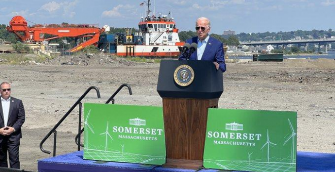 Biden visita las instalaciones de la filial cotizada de Iberdrola en Estados Unidos