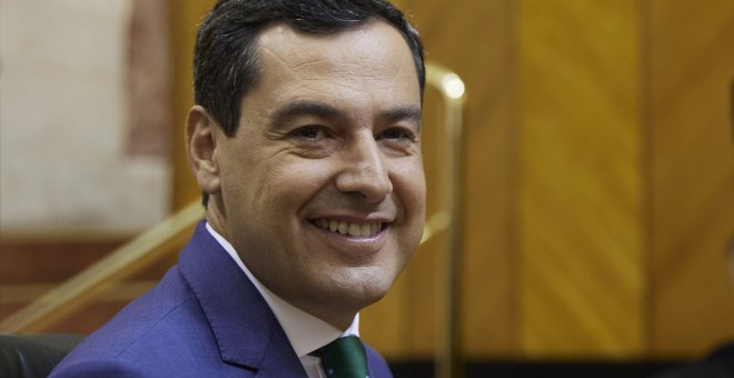 Moreno es reelegido presidente de la Junta de Andalucía con los votos a favor del PP y la abstención de Vox
