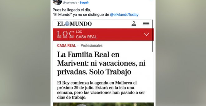 Los tuiteros reaccionan a un artículo sobre el "trabajo" de la Familia Real en Marivent: "¿Ya es el Día de los Santos Inocentes?"