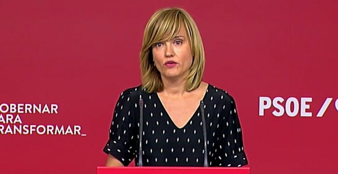 Pilar Alegría: "Desde el primer momento se asumieron las responsabilidades políticas en el caso de los ERE en Andalucía"