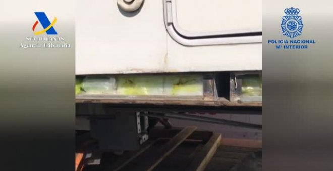 Intervenida una autocaravana en el puerto de Barcelona con 534 kilos de cocaína