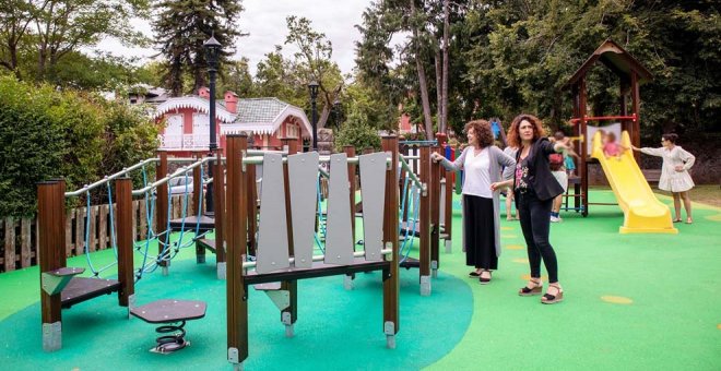 Finaliza la renovación de los parques infantiles de Sobrellano y la Estatua