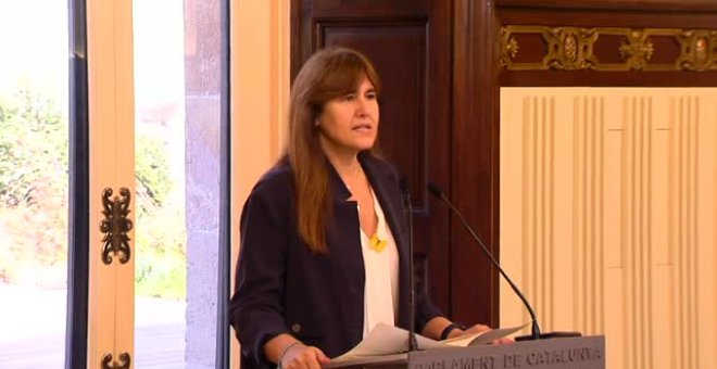 Laura Borrás, suspendida como presidenta y diputada con los votos de PSC, ERC y la CUP