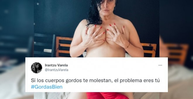 "Si los cuerpos gordos te molestan, el problema eres tú": La contundente respuesta de Irantzu Varela contra la gordofobia