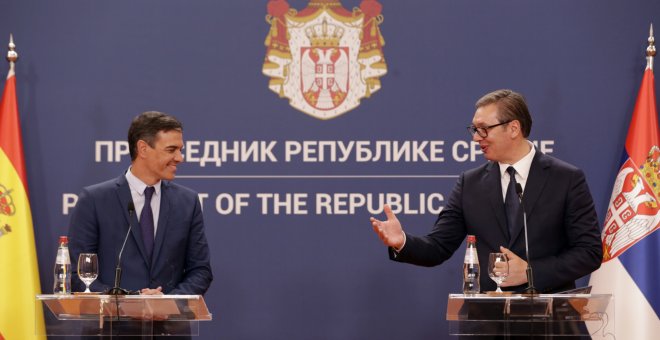 Sánchez llama a acelerar el camino de Serbia a la UE: "Ahora es el momento"