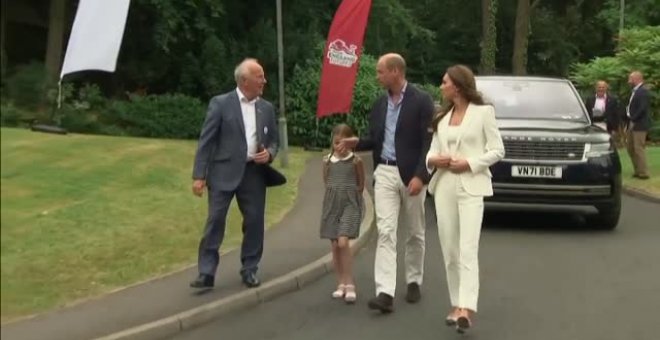 La princesa Charlotte se une a sus padres durante los Juegos de la Commonwealth