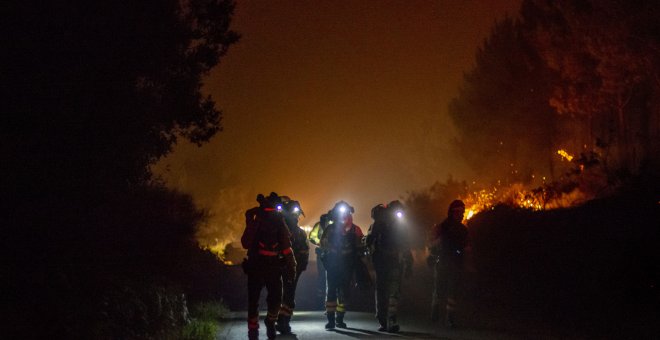 Ascienden a 2.000 las hectáreas calcinadas en el incendio de Boiro