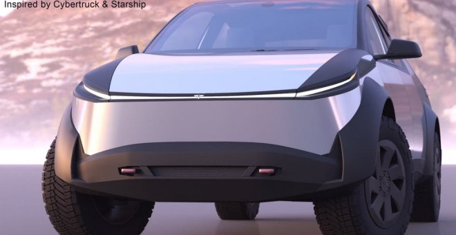 Un Tesla Model Y convertido en un pequeño Cybertruck, ¿sería posible?