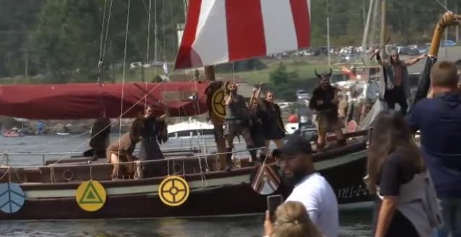 La furia vikinga desembarca en el municipio pontevedrés de Catoria