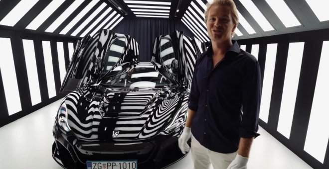 Nico Rosberg se lleva a casa la primera unidad del impresionante Rimac Nevera