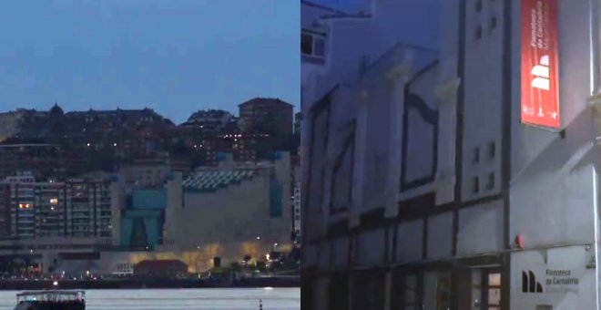 Los principales edificios de Cantabria apagan sus luces para cumplir el plan de ahorro energético