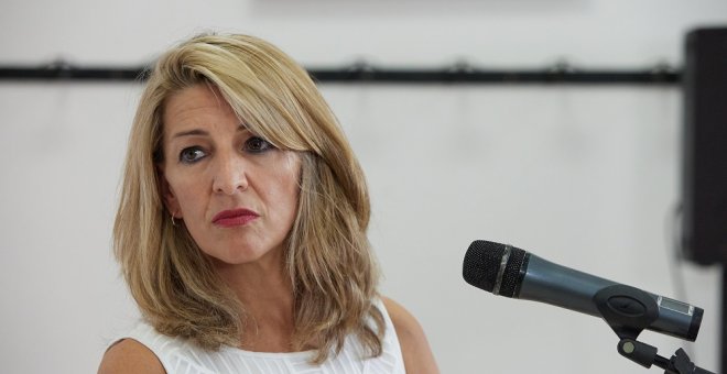 Yolanda Díaz exige a la patronal que deje de bloquear la subida salarial