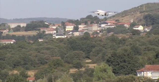 Vilar del Río en Orense utiliza drones para controlar el mal uso del agua