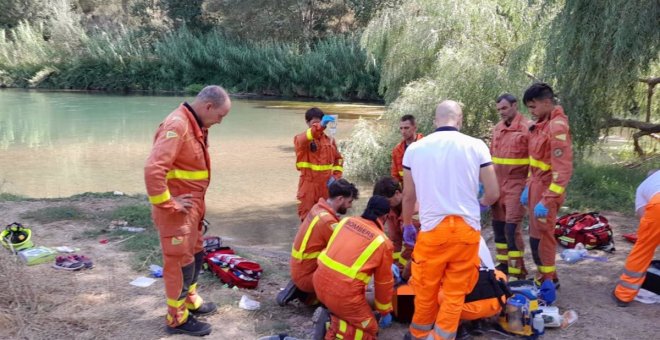 Muere ahogado un hombre en el río Turia al intentar salvar a su hija en una zona prohibida de baño