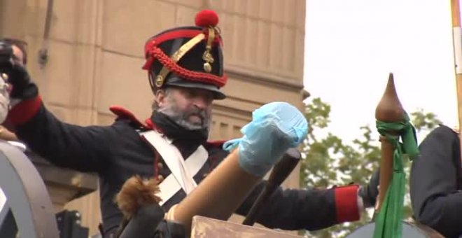 El tradicional cañonazo da inicio a la Semana Grande de San Sebastián