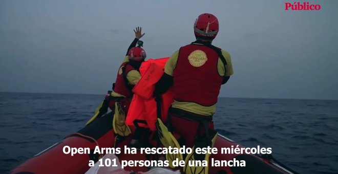 Vídeo | Open Arms rescata a 101 personas en el Mediterráneo con su nuevo buque