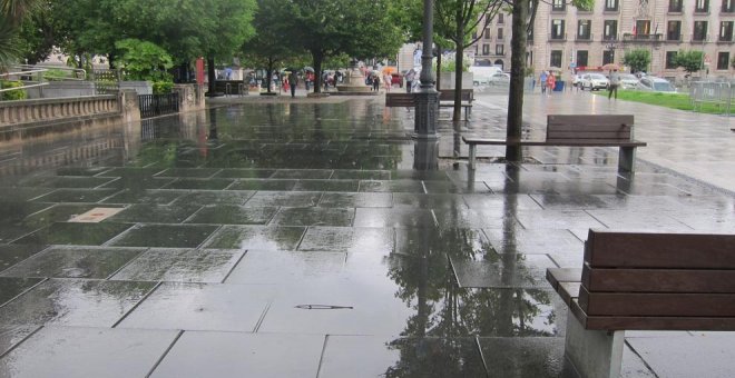 Santander, la localidad de España donde más ha llovido este miércoles