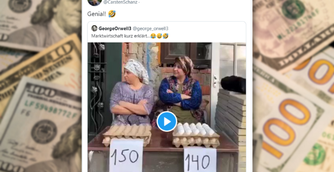 El divertido tuit que muestra cómo funciona el capitalismo mediante cajas de huevos: "El modelo de negocio de Uber explicado en menos de un minuto"