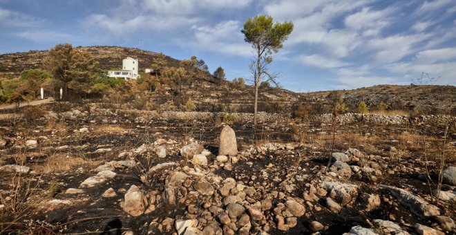 El incendio de Vall d'Ebo queda controlado tras quemar 12.150 hectáreas