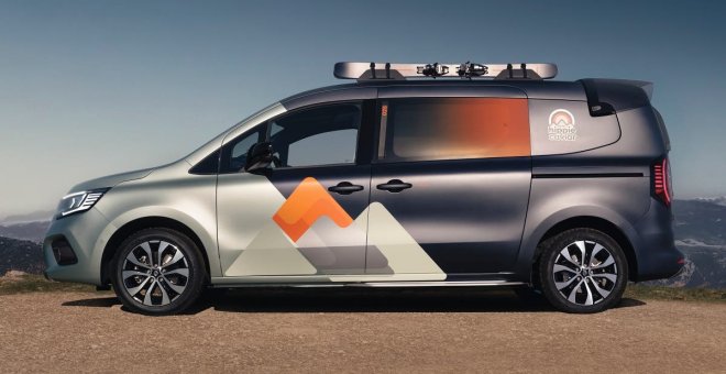 Renault Hippie Caviar Motel: una Kangoo eléctrica equipada para la aventura