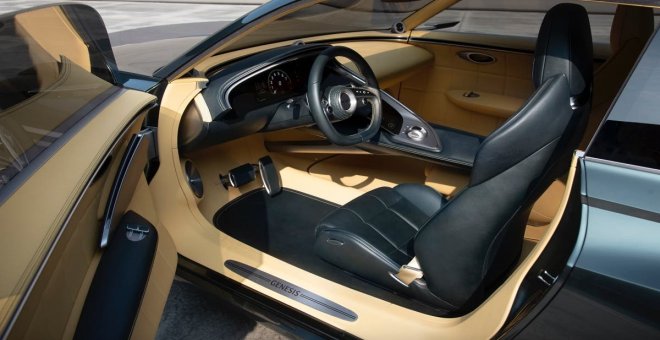 Se descubre el interior Genesis X Speedium Coupé EV, ¿tiembla Alemania?