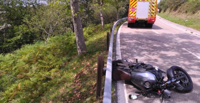 Un choque entre motocicletas en Cabuérniga provoca dos heridos