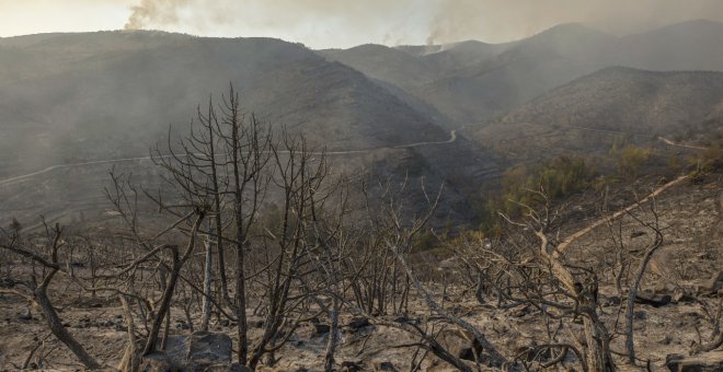 El fuego de Vall d'Ebo queda extinguido tras dos semanas activo en una jornada de incendios controlados