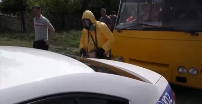 Comienzan los ensayos de seguridad contra una posible fuga radiactiva en Zaporiyia