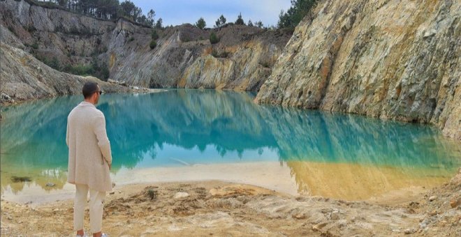 Monte Neme, el lago tóxico que está de moda en Instagram