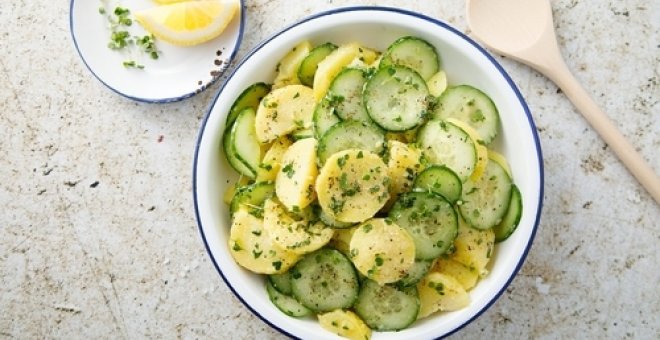 Pato confinado - Receta de ensalada de patata y pepino al estilo alemán