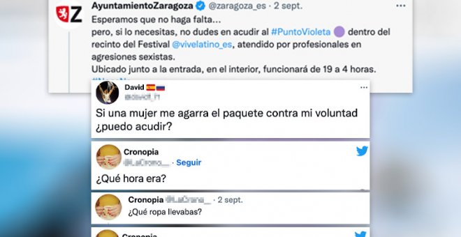 La contundente respuesta a un tuitero que se burlaba de un punto de asistencia ante agresiones sexistas: "Me acaba de llegar la onda expansiva"