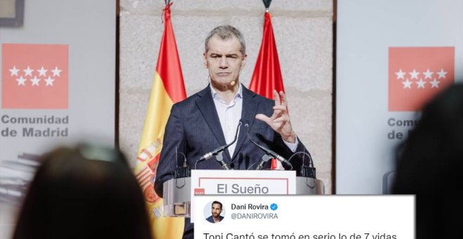 Dani Rovira tira de ironía tras la dimisión de Toni Cantó como director de la Oficina del Español