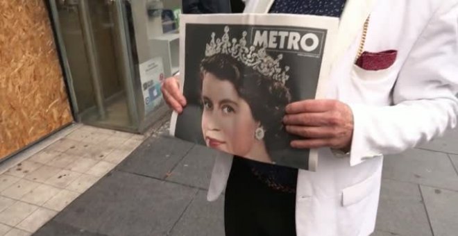 La imagen de Isabel II luce en cada rincón del Reino Unido