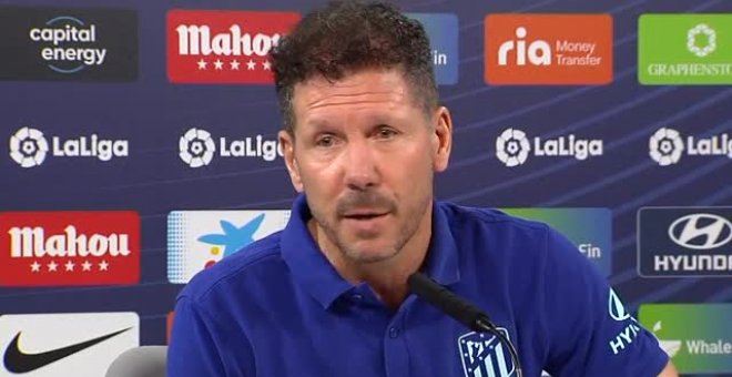 Simeone: "Si el presidente dice que Griezmann puede jugar donde manda capitán, no manda marinero"